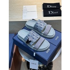 DIOR Aqua 남성 크로스 밴드 패턴 슬리퍼 샌들 001-228708