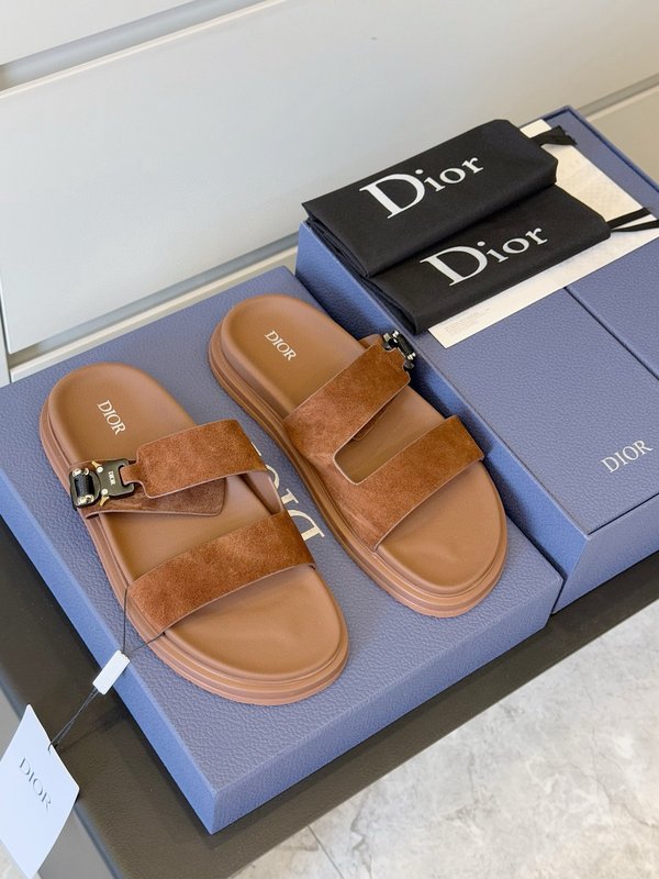 DIOR Aqua 남성 교차 스트랩 샌들 001-228713