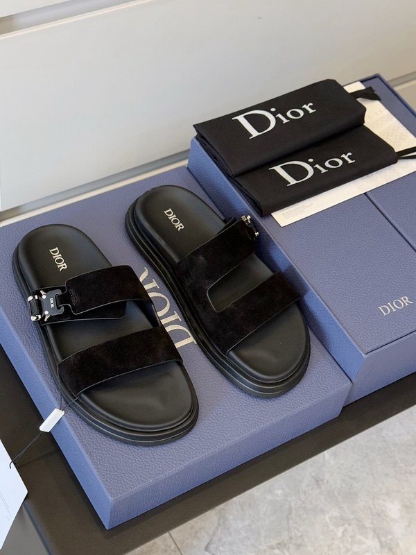 DIOR Aqua 남성 교차 스트랩 샌들 001-228714