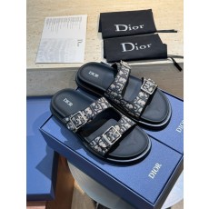 Dior Aqua 남성 교차 밴드 캔버스 샌들 001-228717