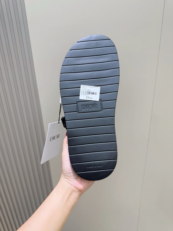 DIOR Aqua 남성 크로스 밴드 슬리퍼 샌들 001-228718