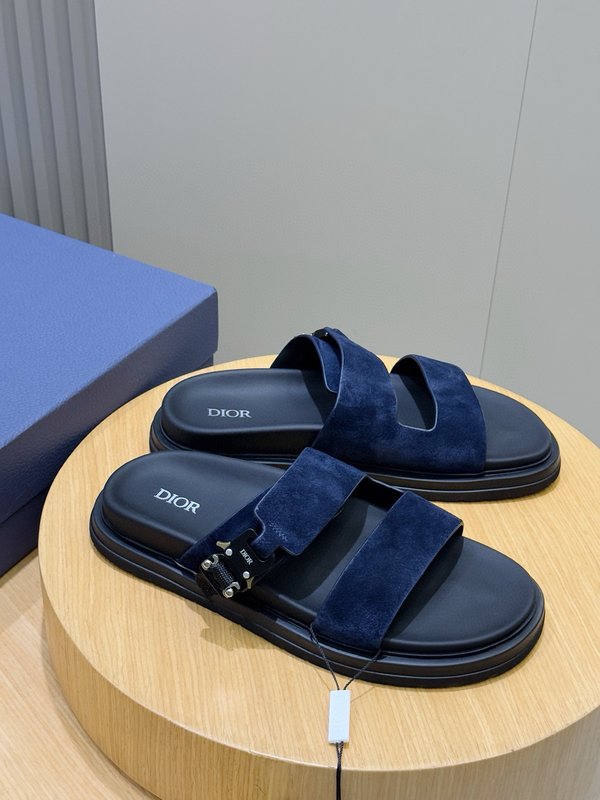 디올 아쿠아 남성용 크로스 스트랩 샌들 001-228720