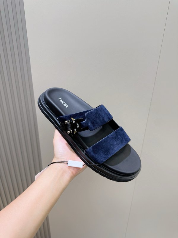 디올 아쿠아 남성용 크로스 스트랩 샌들 001-228720