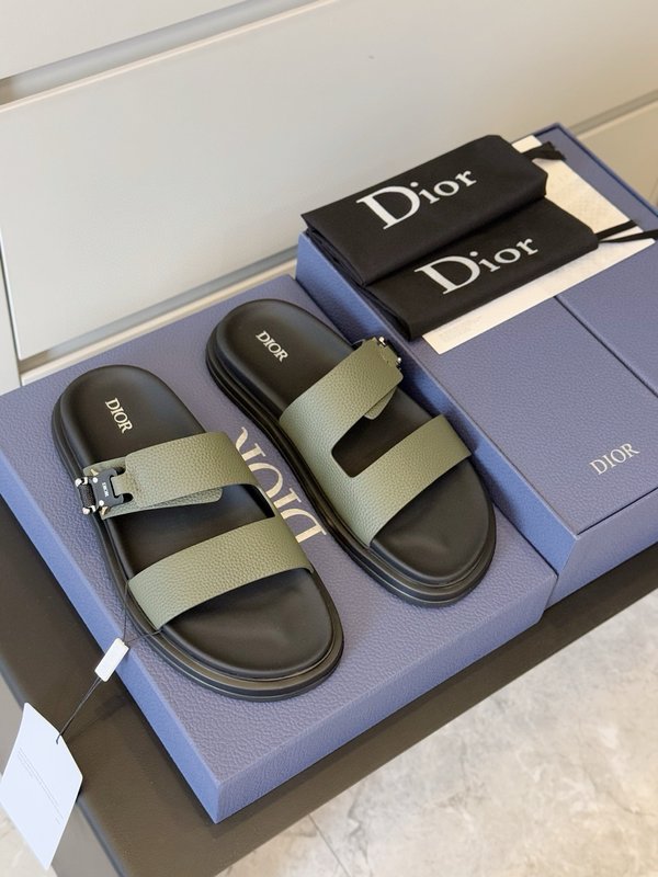 Dior Aqua 남성 크로스 밴드 슬리퍼 샌들 001-228722