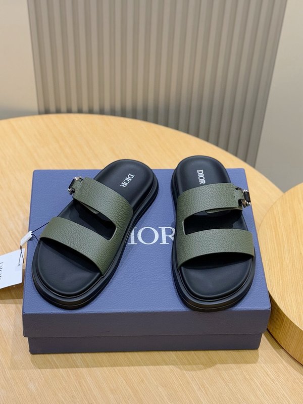 Dior Aqua 남성 크로스 밴드 슬리퍼 샌들 001-228722