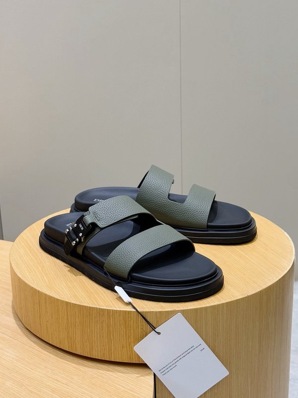 Dior Aqua 남성 크로스 밴드 슬리퍼 샌들 001-228722