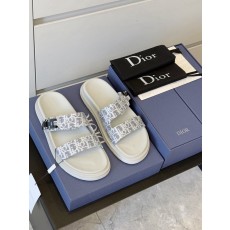 Dior Aqua 남성 캔버스 교차 샌들 001-228723