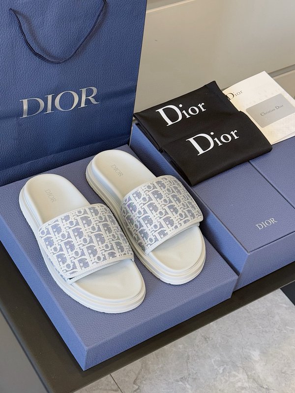 Dior Aqua 남성 캔버스 샌들 슬리퍼 001-228737