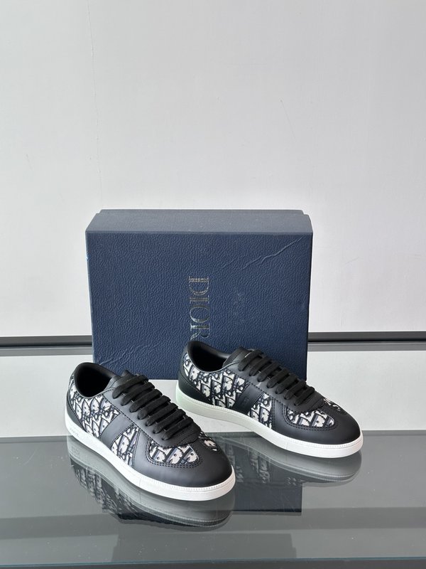 Dior 블랙 소울 클래식 모노그램 스니커즈 001-228773