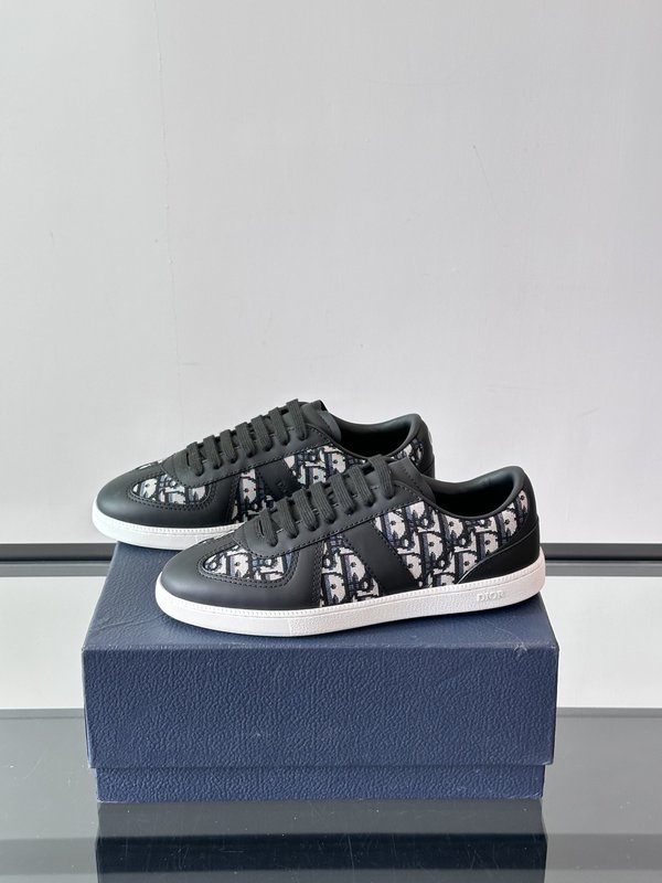 Dior 블랙 소울 클래식 모노그램 스니커즈 001-228773