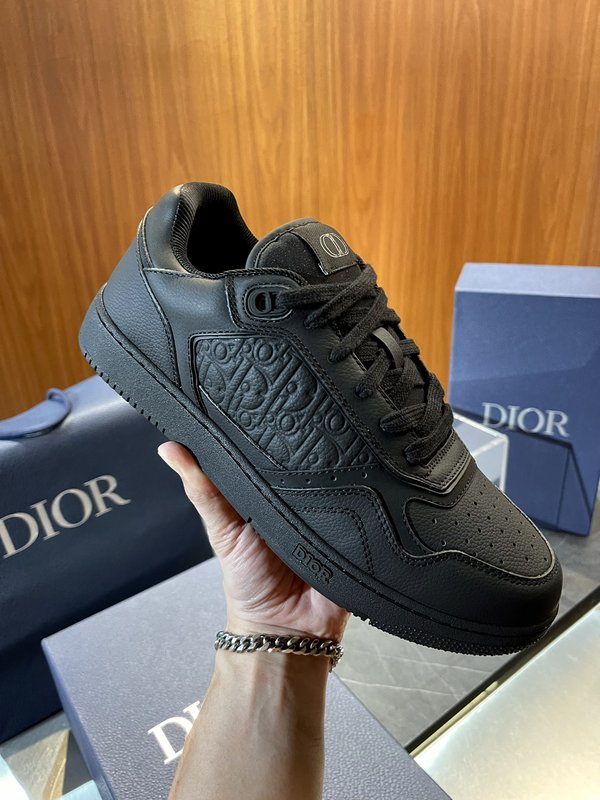 Dior B27 로우탑 가죽 스니커즈 001-228821