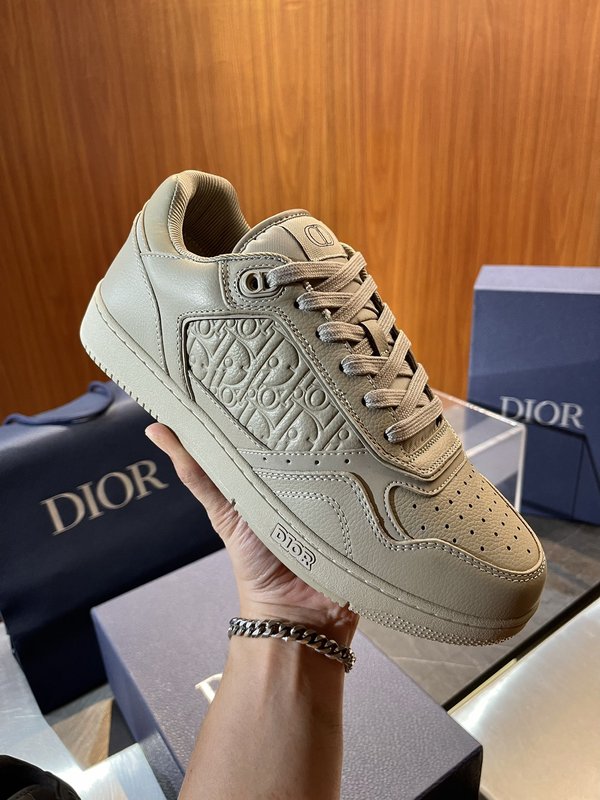 Dior B27 로우탑 가죽 스니커즈 001-228821