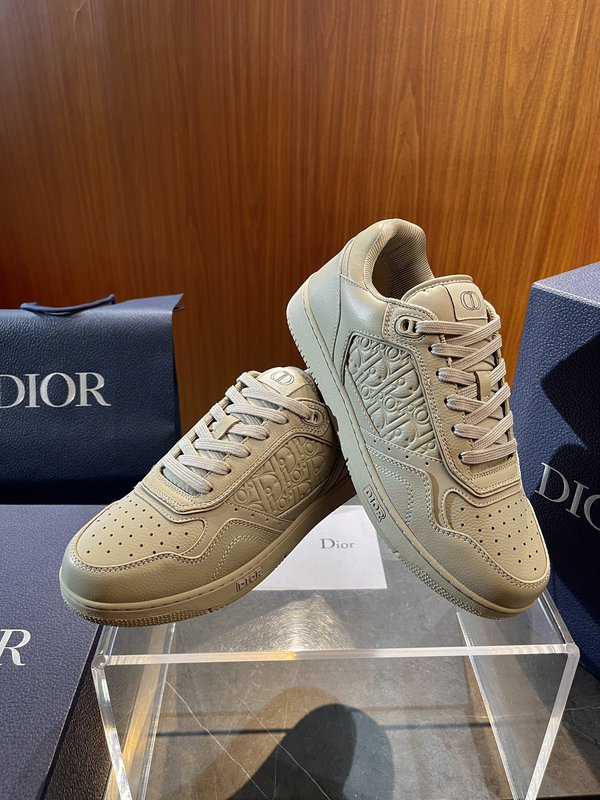 Dior B27 로우탑 가죽 스니커즈 001-228821
