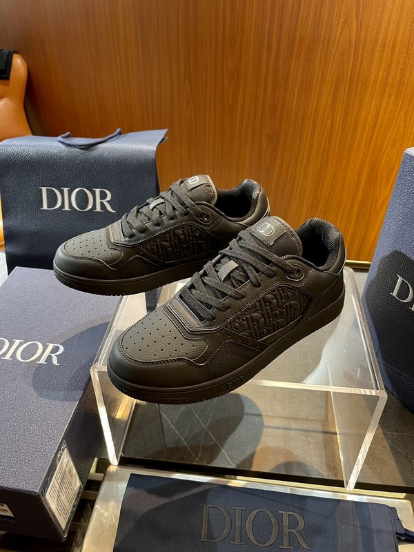 Dior B27 로우탑 가죽 스니커즈 001-228821