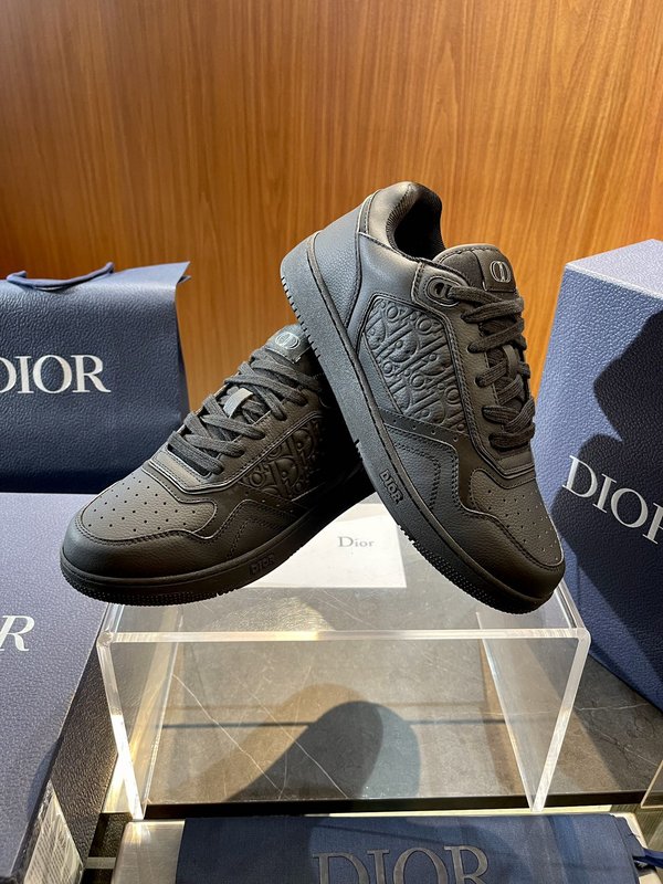 Dior B27 로우탑 가죽 스니커즈 001-228821