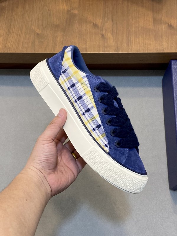 디올 Dior B33 시리즈 네이비 화이트 운동화 001-228873