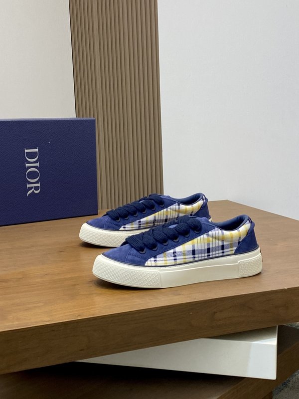 디올 Dior B33 시리즈 네이비 화이트 운동화 001-228873