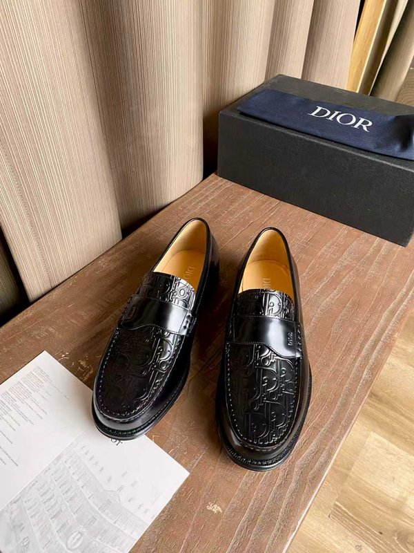 Dior 남성 수입 송아지 가죽 비즈니스 구두 001-228923
