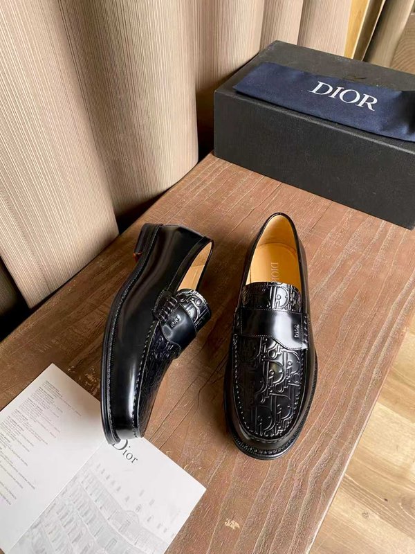 Dior 남성 수입 송아지 가죽 비즈니스 구두 001-228923