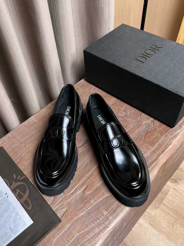 Dior 남성 수입 송아지 가죽 비즈니스 구두 001-228928