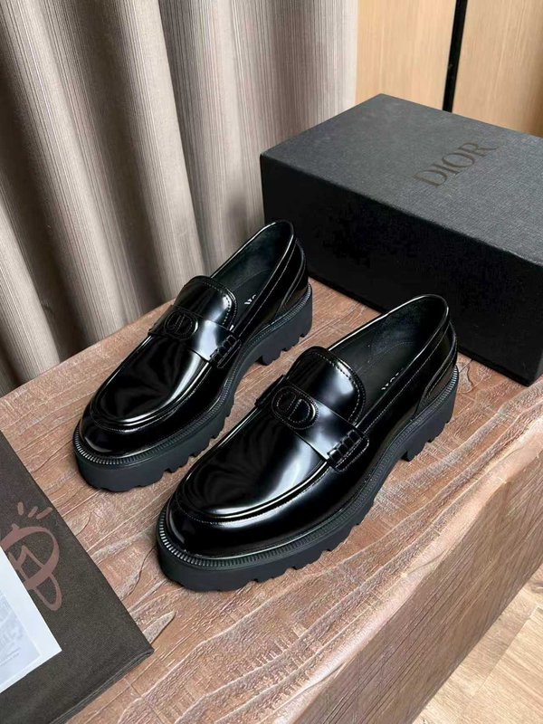 Dior 남성 수입 송아지 가죽 비즈니스 구두 001-228928