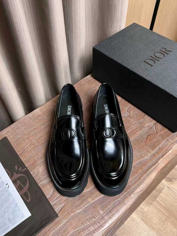 Dior 남성 수입 송아지 가죽 비즈니스 구두 001-228928