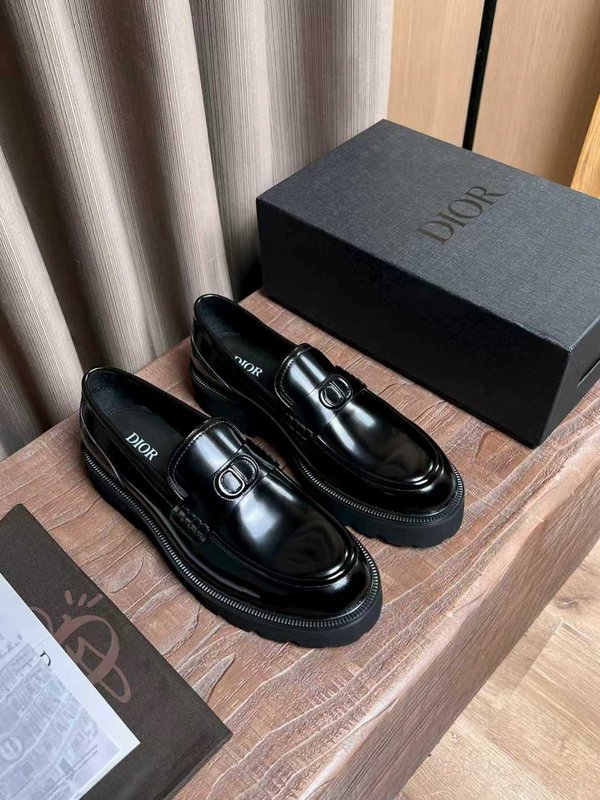 Dior 남성 수입 송아지 가죽 비즈니스 구두 001-228928
