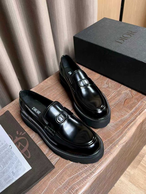 Dior 남성 수입 송아지 가죽 비즈니스 구두 001-228928