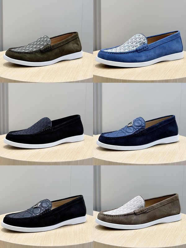 Dior Granville 남성 스웨이드 로퍼 001-228940