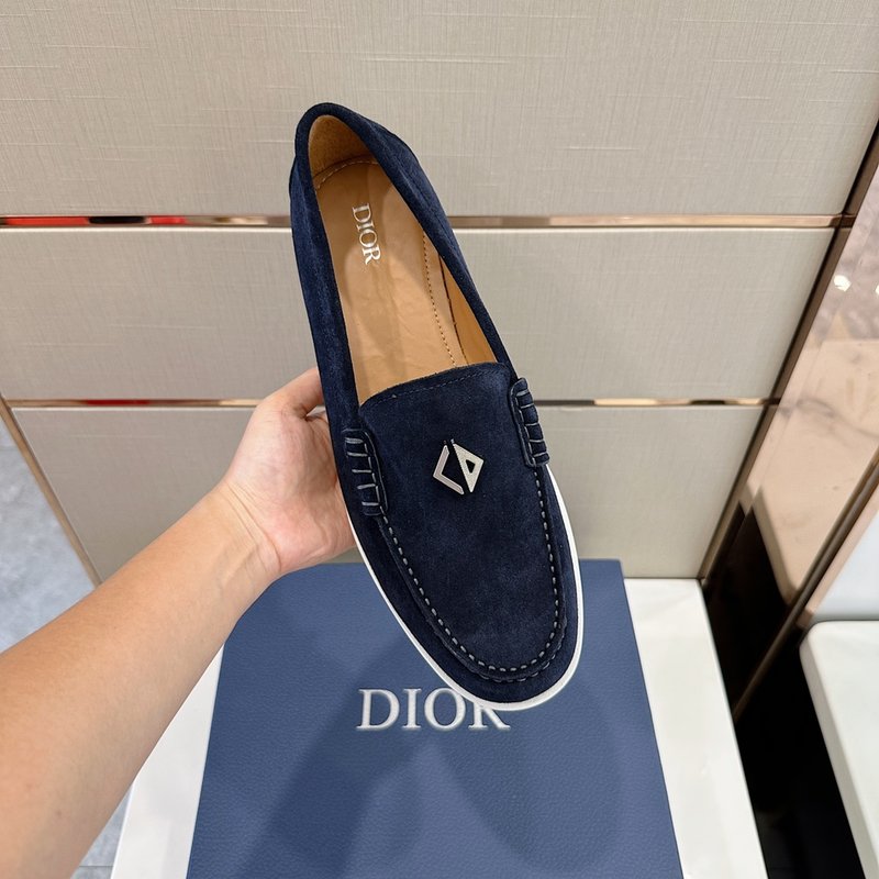 Dior Granville 남성 스웨이드 로퍼 001-228941