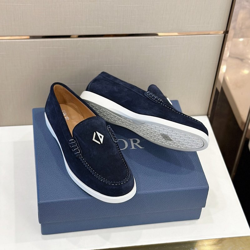 Dior Granville 남성 스웨이드 로퍼 001-228941