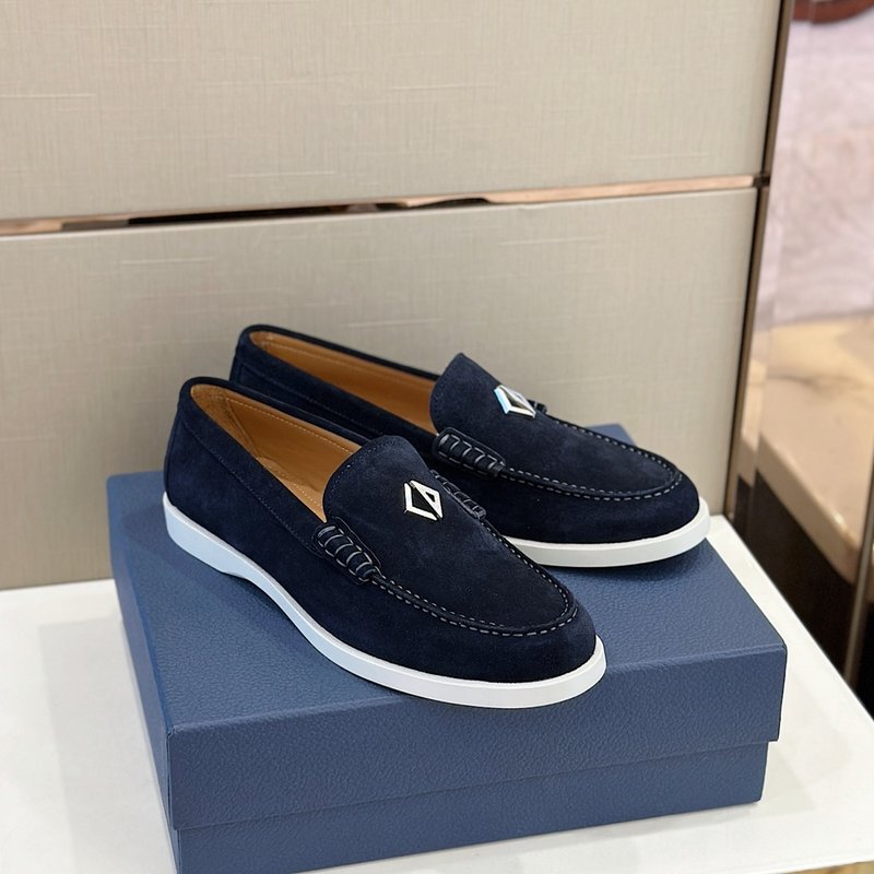 Dior Granville 남성 스웨이드 로퍼 001-228941