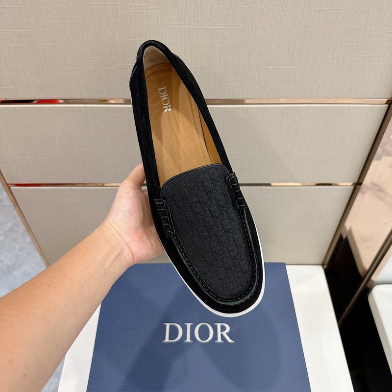 Dior Granville 남성 스웨이드 로퍼 001-228942