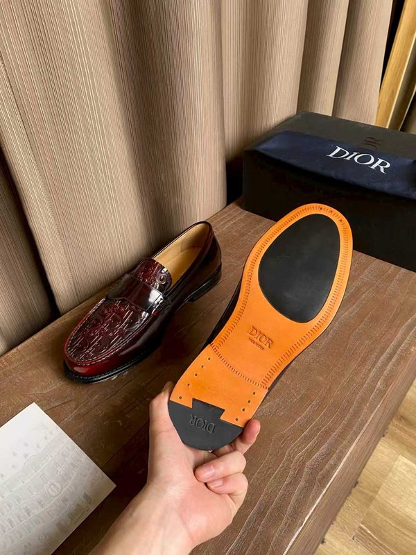 Dior 남성 수입 송아지 가죽 수제 구두 001-228946