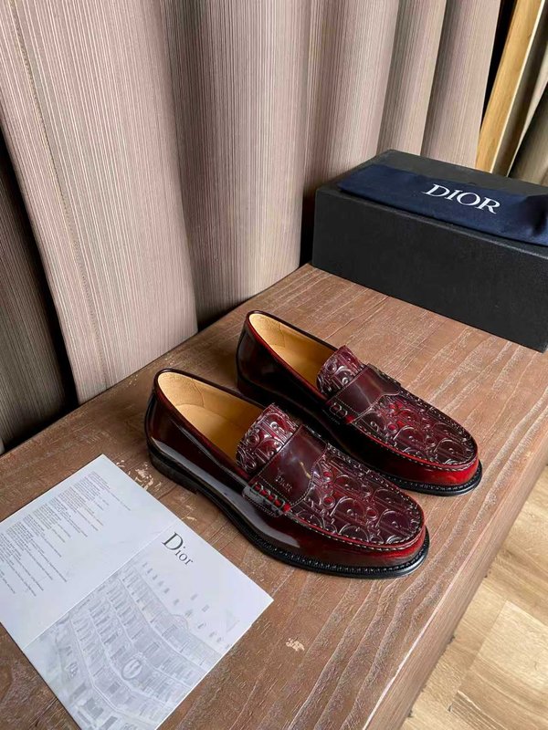 Dior 남성 수입 송아지 가죽 수제 구두 001-228946