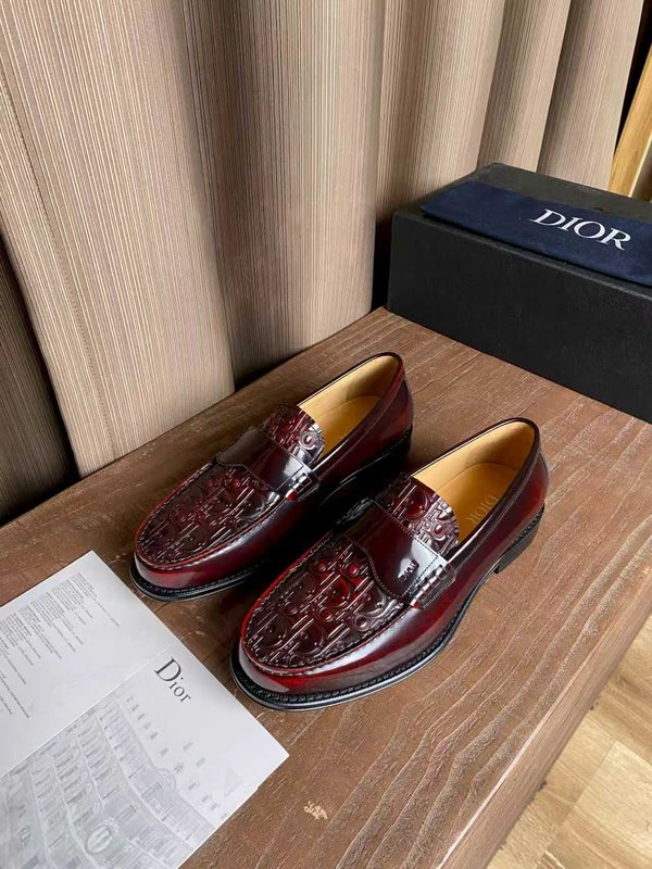 Dior 남성 수입 송아지 가죽 수제 구두 001-228946