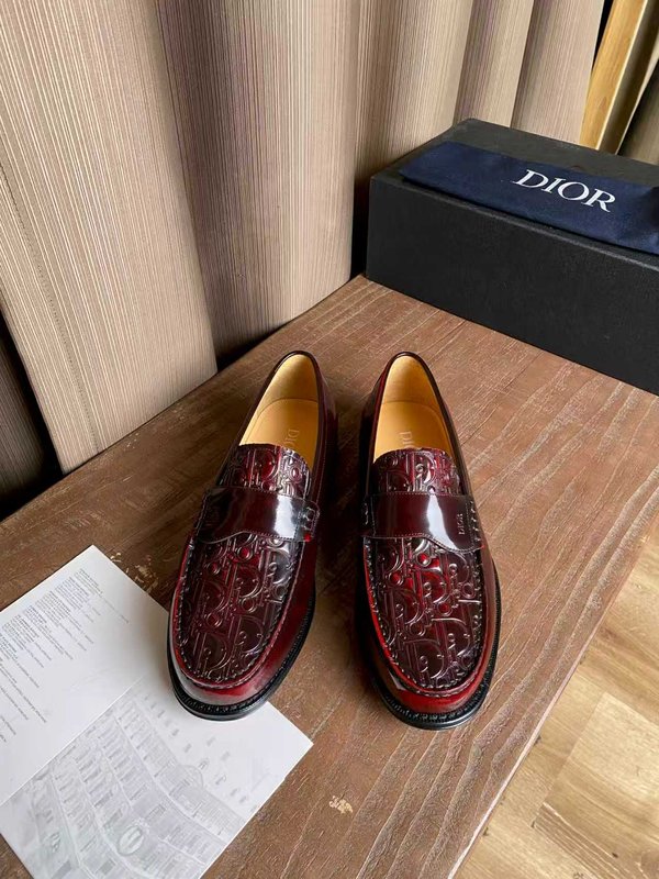 Dior 남성 수입 송아지 가죽 수제 구두 001-228946