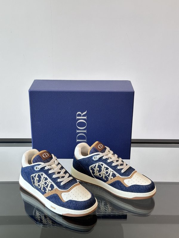 Dior B27 로우탑 커플 캐주얼 운동화 001-228955