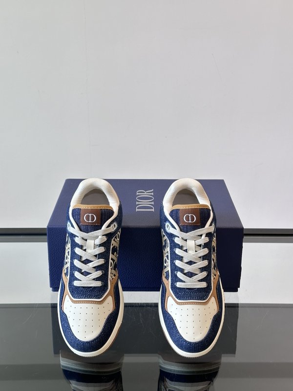 Dior B27 로우탑 커플 캐주얼 운동화 001-228955
