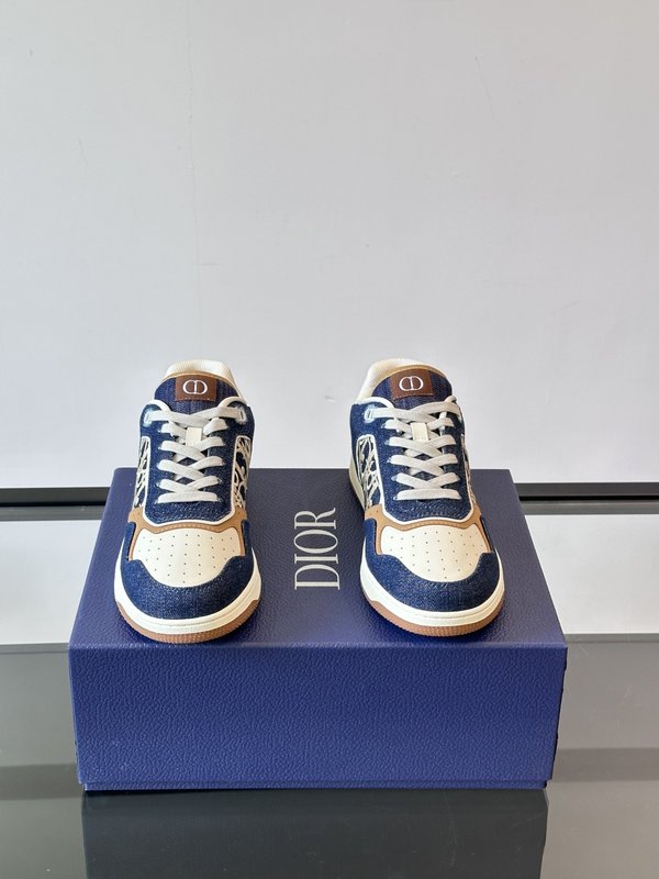Dior B27 로우탑 커플 캐주얼 운동화 001-228955