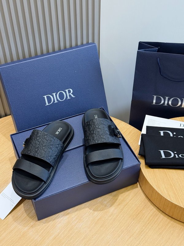 Dior Aqua 남성 크로스 밴드 캔버스 샌들 001-228965