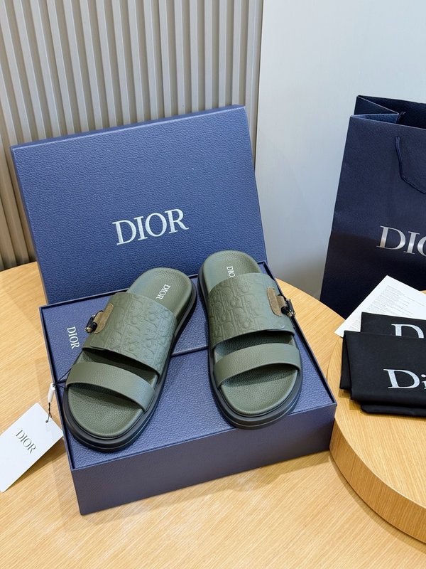 Dior Aqua男士 크로스 밴드 슬리퍼 001-228967