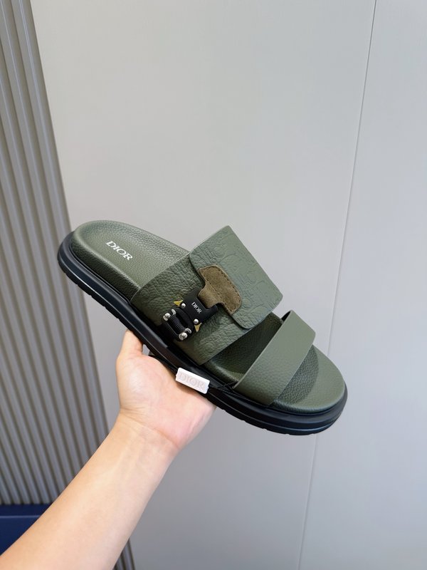 Dior Aqua男士 크로스 밴드 슬리퍼 001-228967