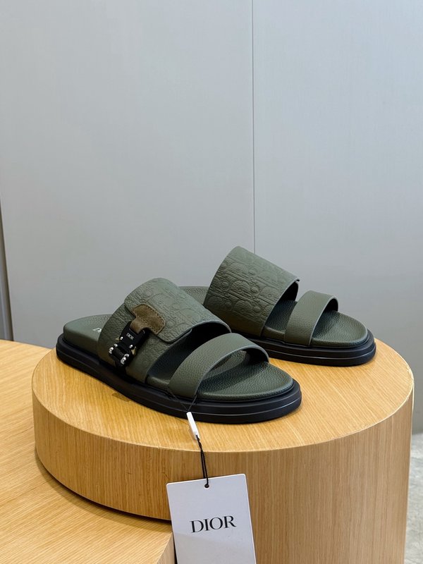 Dior Aqua男士 크로스 밴드 슬리퍼 001-228967