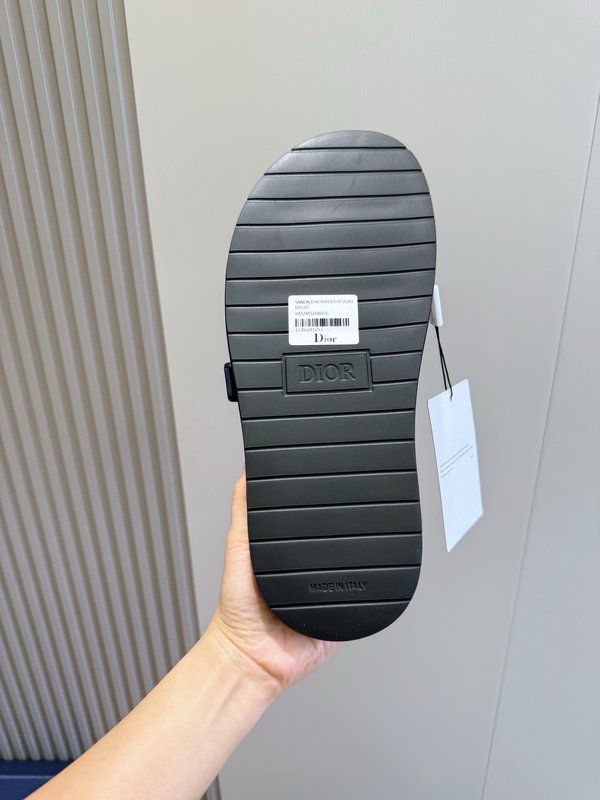 DIOR Aqua 남성 크로스 밴드 슬리퍼 샌들 001-228968