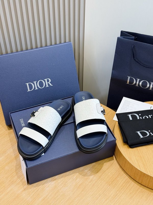 Dior Aqua 남성 캔버스 샌들 001-228969