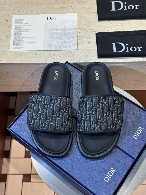 DIOR Aqua 남성 캔버스 샌들 001-228978