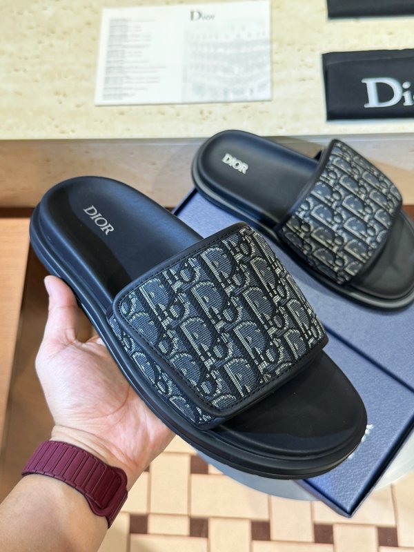 DIOR Aqua 남성 캔버스 샌들 001-228978