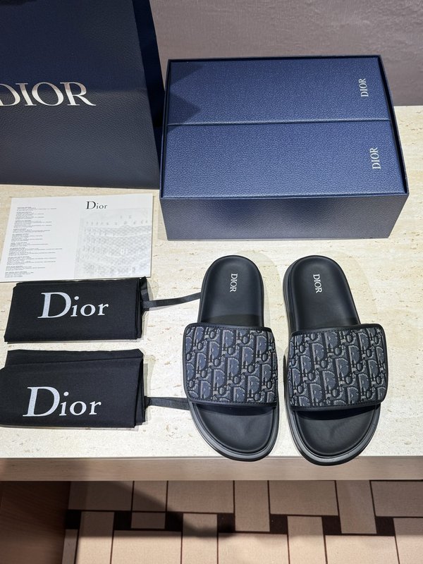 DIOR Aqua 남성 캔버스 샌들 001-228978