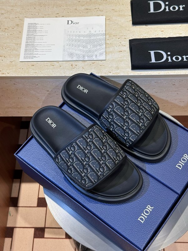 DIOR Aqua 남성 캔버스 샌들 001-228978
